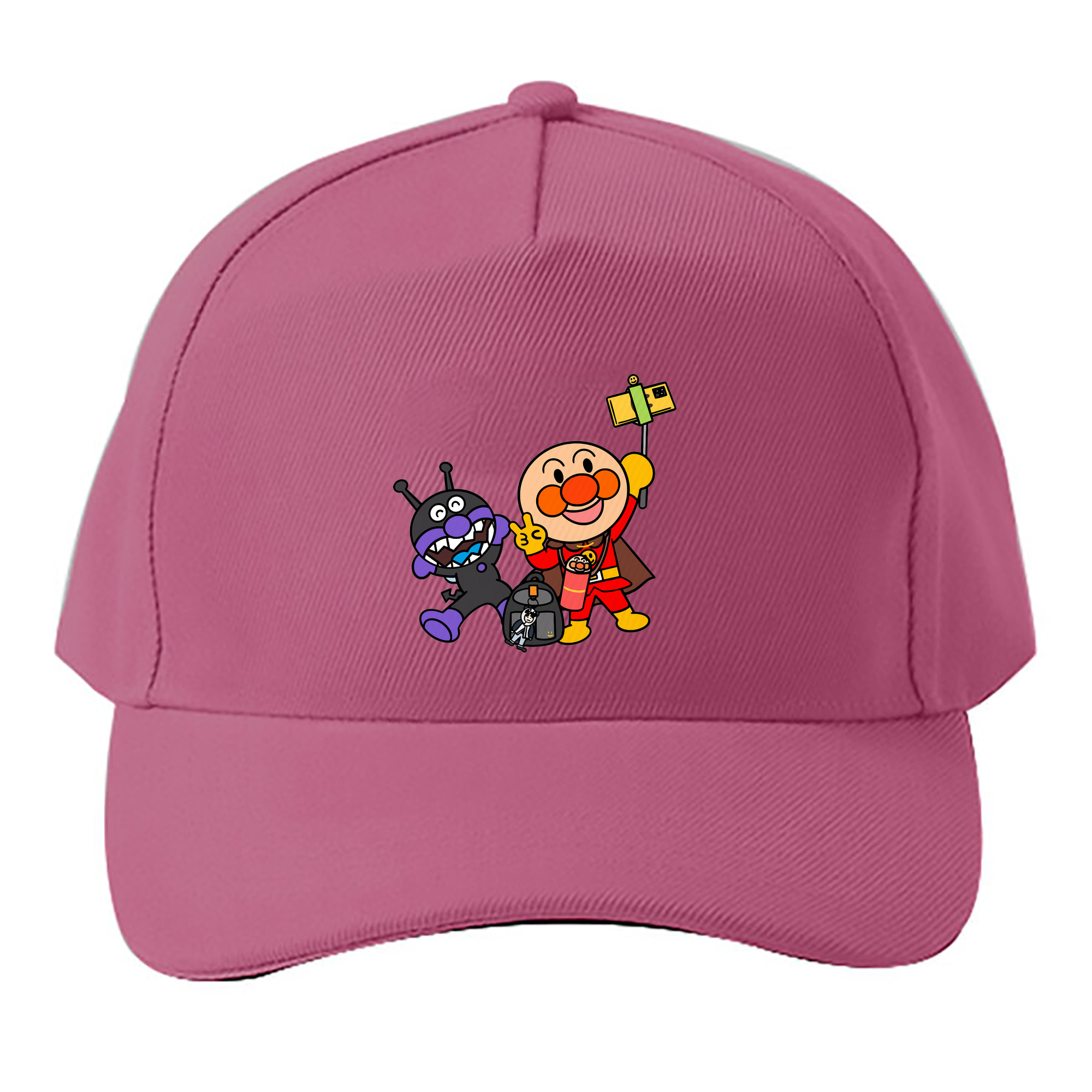 （画像用） アンパンマン Anpanman ベースボールキャップ 綿100％ 男女兼用 帽子 スポーツ